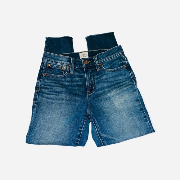 J.Crew Toothpick 9” frayed cropped jeans - Picture 7 of 9